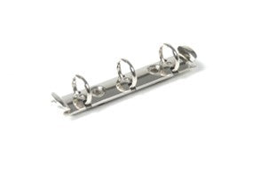 Herraje tamaño especial de 8.9 cm con tres argollas circulares de 1/2 pulgada, palancas pequeñas y base de 15 mm, acabado níquel. Ideal para carpetas de bolsillo, agendas y materiales de encuadernación. Herraje tamaño especial de 8.9 cm con tres argollas circulares de 1/2 pulgada, palancas pequeñas y base de 15 mm, acabado níquel. Ideal para carpetas de bolsillo, agendas y materiales de encuadernación.
